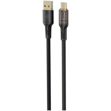 Tellur Data Cable USB to Type-C 3A 100cm Black