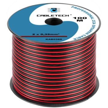 Akustiskais kabelis 2x0.35 mm²| CCA (Vara pārklāju