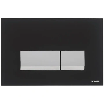 Placca Magnus in vetro nero codice prod: P54-0001-