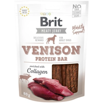 BRIT Jerky Snack Venison 80g + niespodzianka dla p