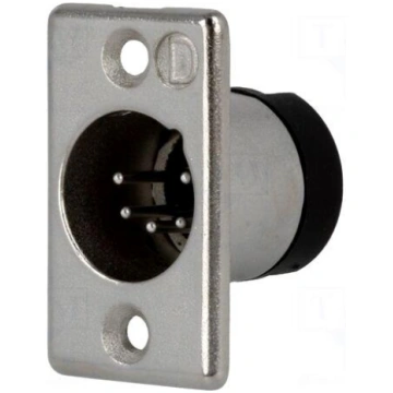 Socket | XLR | male | PIN: 5 | straight | solderin
