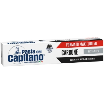 Zobu pasta PASTA DEL CAPITANO Carbone Charcoal, 10