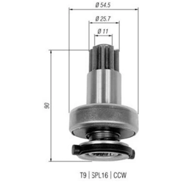 MAGNETI MARELLI 940113020327 Zobrats, Starteris