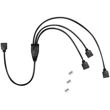 Inter-Tech - power splitter - power 4 pin to power
