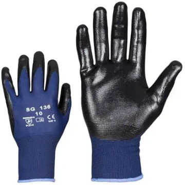 SG Currently polyester with a glued nitrile coatin