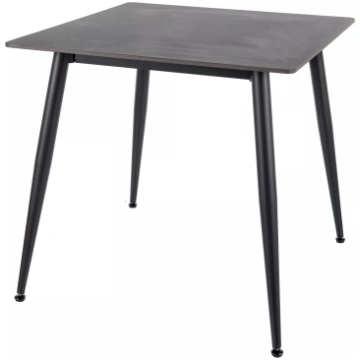 Galds Rion 80, melna krās., 80 cm x 75 cm x 76 cm