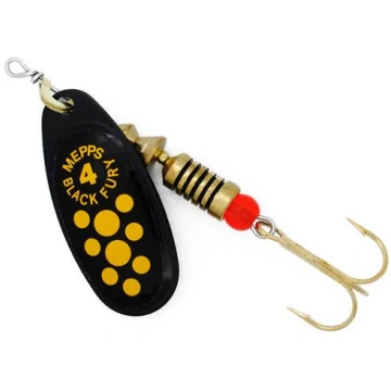 Mepps BLACK FURY-4 8,0g Black/Yellow Dots