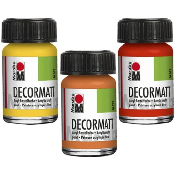 Dekorkrāsa Decormatt 15ml 004 garnet red Radošo Da
