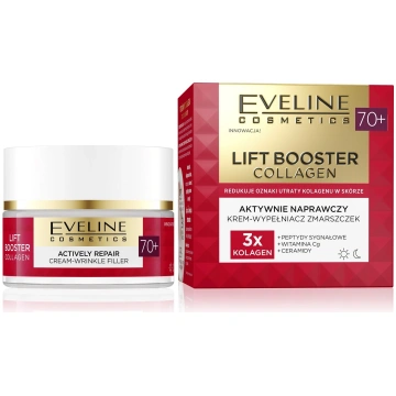Sejas krēms Eveline Lift Booster Collagen, 50 ml, 