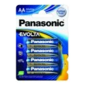 Panasonic EVOLTA Alkaline AA (LR6EGE), 4-pack Bate