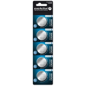 CR2450 baterijas 3V evarActive litija CR2450 iepak
