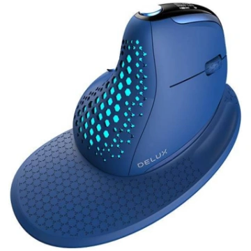 Bezvadu Vertikālā Ergonomiskā Datorpele Delux M618