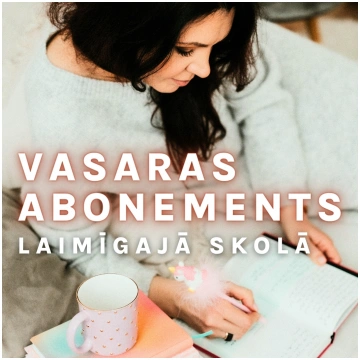"Laimīgās skolas" vasaras abonements (+ dāvanā 9 r