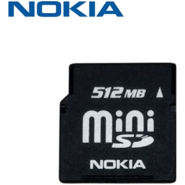 Lietots - Nokia MiniSD Memory Card Storage Media 5