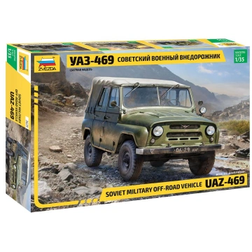 Zvezda 1/35 UAZ-469 Soviet 4WD off-Road Vehicle 36