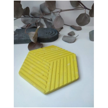 Hexagon Ziepju, rotu paliktnītis #dzeltens Anda Ra