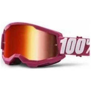 100% Gogle STRATA 2 JUNIOR CHER ( Lustrzana Anti-F