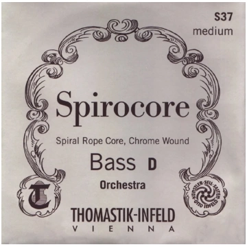 Double bass strings Spirocore spiral core D String