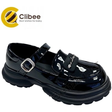 Clibee Melnas laka kurpes meitenēm (32-37 izm.) 37