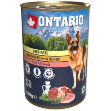 Ontario Dog Beef Pate with Herbs - Konservēta barī