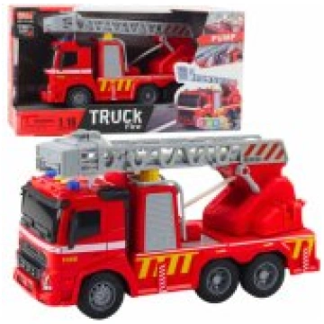 LEAN Toys Fire Truck Fire Department Ladder Lights