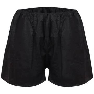 PANW Disposable Nonwoven Mens Boxer Black 1gab (vi