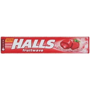 Halls wave Strawberry ledenes, 45 g