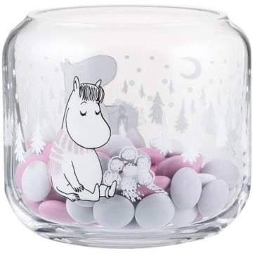 Muurla Moomin tējas sveces turētājs Snowfall 8 cm