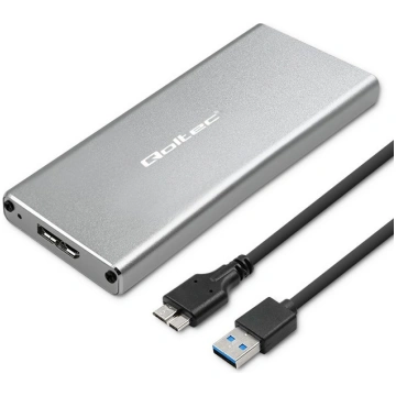 Enclosure M.2 SSD drive SATA,NGFF,USB 3.0,2TB