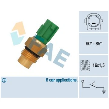 FAE 36711 Termoslēdzis, Radiatora ventilators