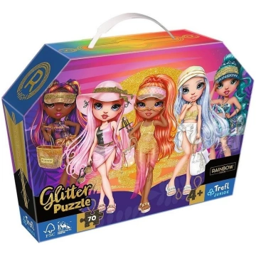 Trefl Puzzle 70 glitter Rainbow High | GXP-857139 