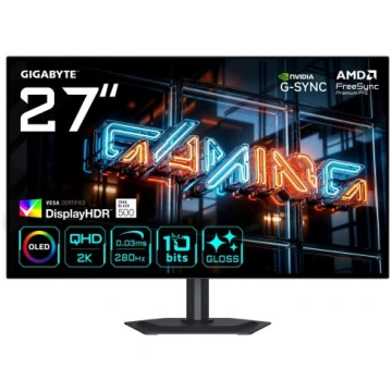 GIGABYTE MO27Q28GR 27” Glossy WOLED QHD Gaming Mon
