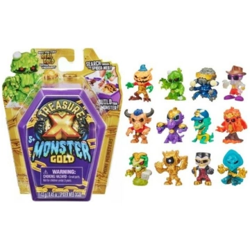 TREASURE X MONSTER GOLD MINI PACKS pārsteiguma bri