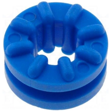 Grommet | Ømount.hole: 6.3mm | blue | Panel thick: