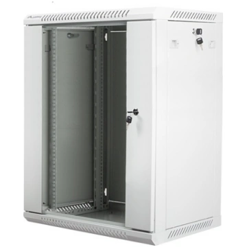 LANBERG Wall-Mounted Rack 19"" 15U 600x450mm grey 
