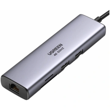 Adapter Hub UGREEN, USB-C to 2x USB 3.0, HDMI, RJ4