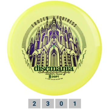Discgolf DISCMANIA Putter C-LINE GLOW P2x Yellow 2