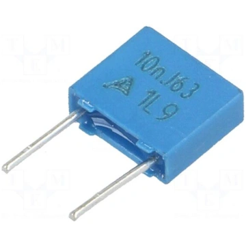 Capacitor: polyester | 10nF | 40VAC | 63VDC | Pitc