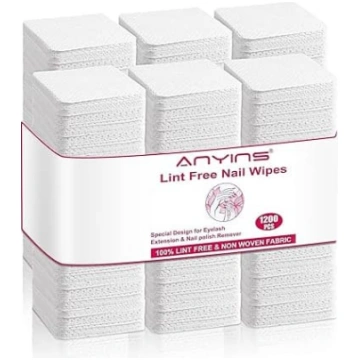 Lint Free nagu salvetes, 1200 gabaliņu baltas neau
