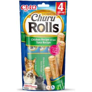 INABA Churu Rolls Chicken recipe wraps Tuna recipe