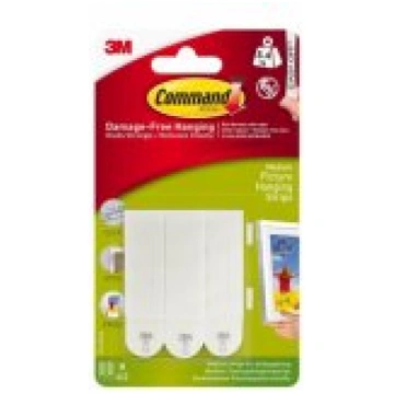 3M Command Picture Hanging Strips Medium 3M17201-3