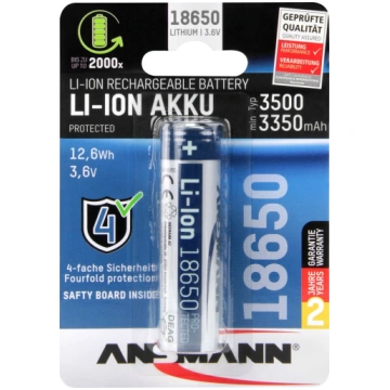 Ansmann 18650 3500mAh 1 | 1307-0001 | 401367411856