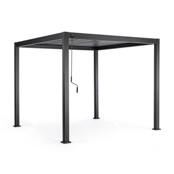 Pergola Bizzotto Ocean Antracite 3x3