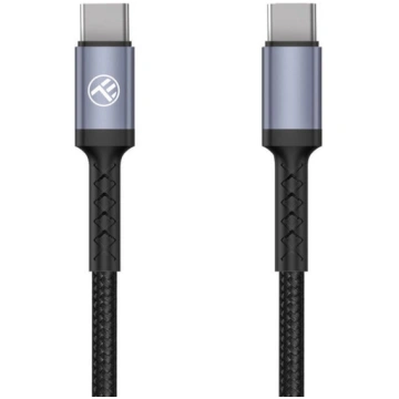 Tellur Type-C to Type-C Cable 3A PD60W 2m Nylon Bl