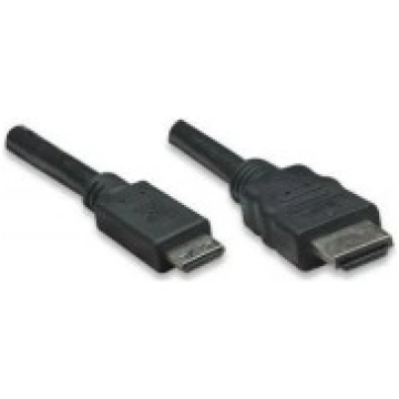 Kabelis Techly Mini-HDMI HDMI. 1.8 m melns (ICOC-H