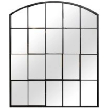 Spogulis SIMONE 76x91cm, melns