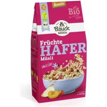 Auzu augļu muslis nesaldināts BIO 425g Bauck