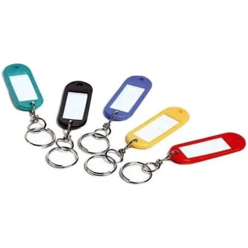 Lietots - FERCASASHOP® 100 Pieces Key Tags, 10-Col
