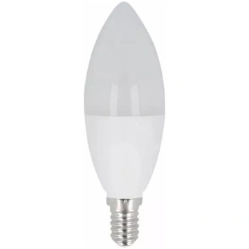 LED spuldze E14 LEDOM 471215 8W 3000K, siltā balta