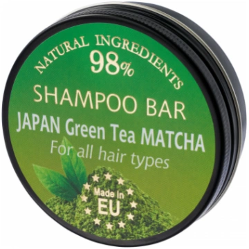 Cietais šampūns kārbiņā Japan Green Tea Matcha